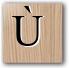 Písmeno Ù